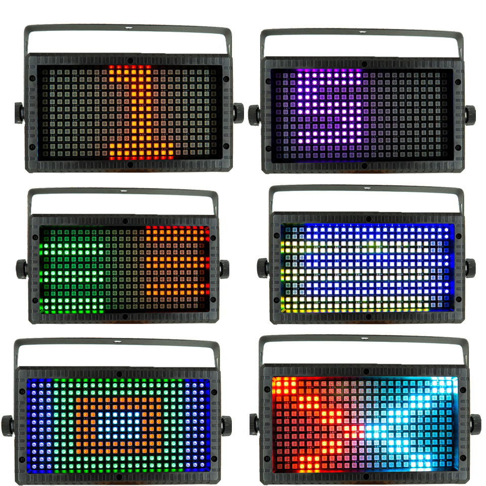 GOTSTAGE LED Strobe Flitslicht Geluidsregeling Geactiveerde snelheid Instelbaar Podium Disco DJ Home Party Ktv Bruiloft Verlichtingseffect