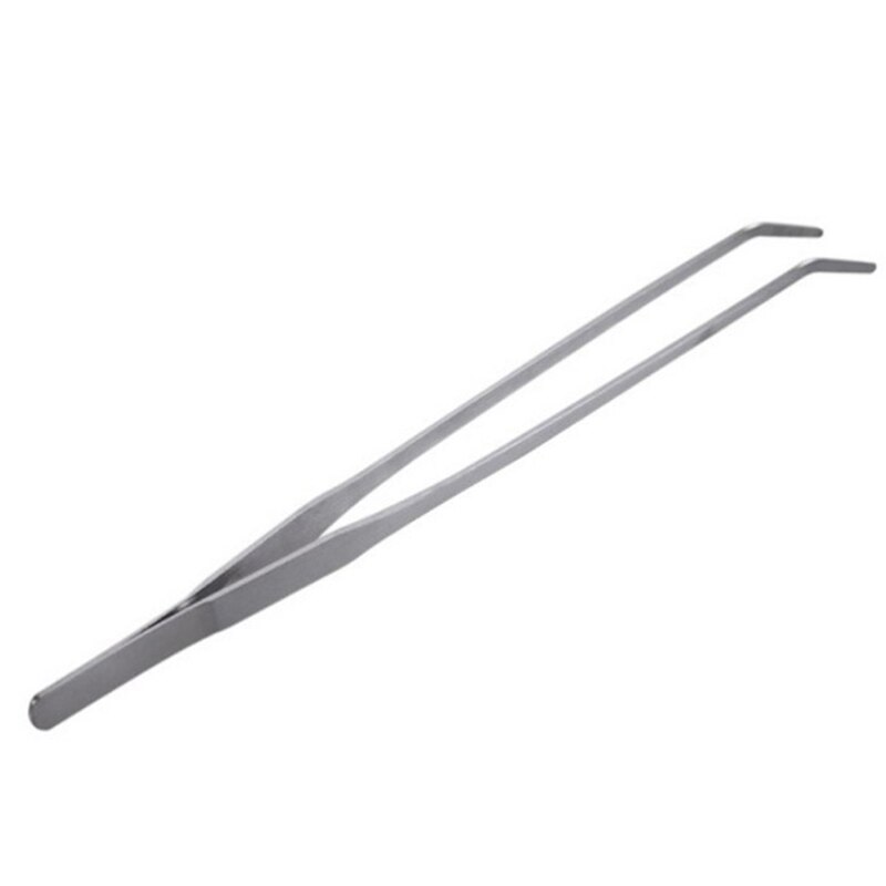 Multifonction Aquarium accessoires courbe Aquarium pince à épiler Aquarium plante crevettes récif pince à épiler poisson acier inoxydable réservoir nettoyant
