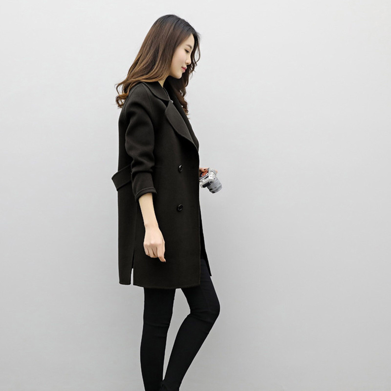 Veste Femme Jaqueta Feminina femmes automne hiver Veste Veste décontractée Parka Cardigan mince manteau pardessus Chaquetas Mujer