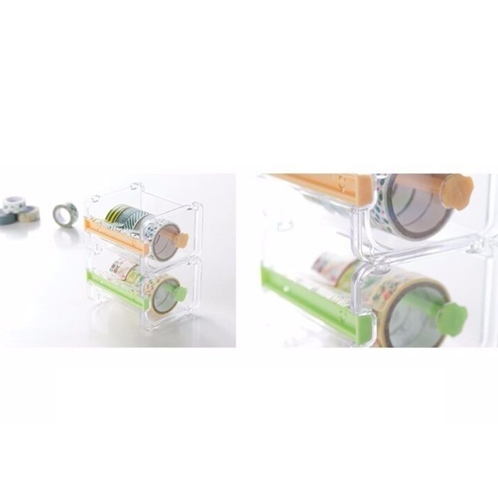 Desktop tape dispenser pater tape cutter tape holder opbevaring organizer taske