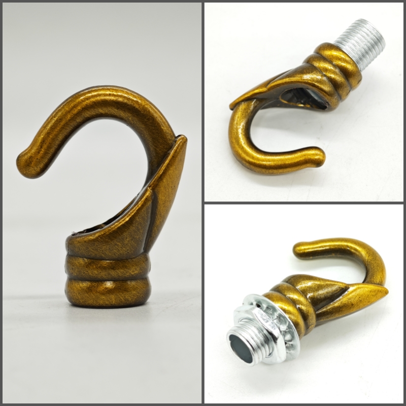 6 teile/los Tragende haken öffnung haken lampe zubehör haken esszimmer kran bar anhänger lampe M10 lampe DIY zubehör