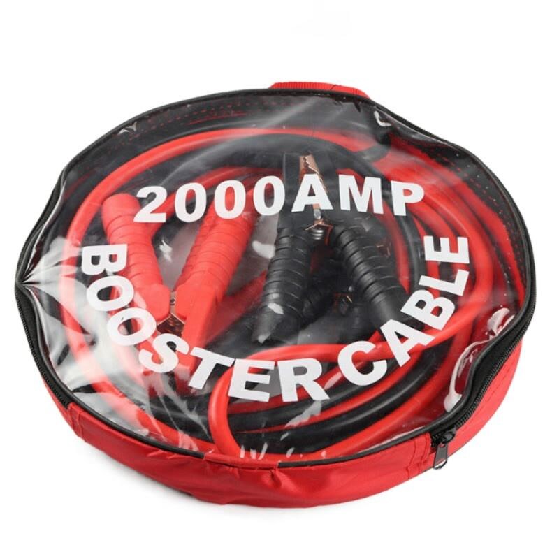 Câble de Booster automatique 2000 ampères, câble de démarrage de voiture, alimentation d'urgence, charge de batterie, fil en cuivre avec pince
