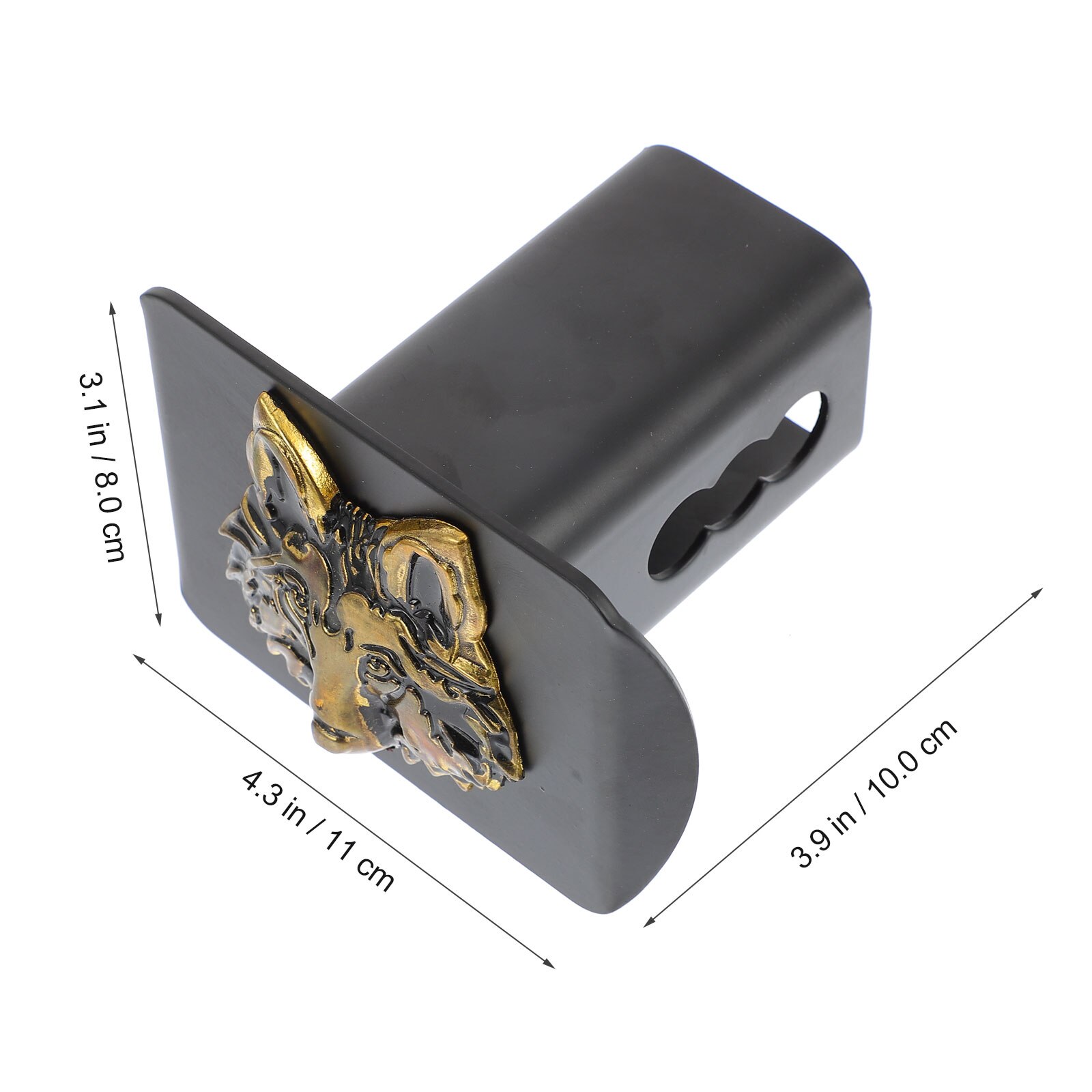 1pc Simple Trailer Hitch Cover Car Hitch Insert Cover Vehicle Parts Hitch Tube Cover Plug Hitch Caps Auto Accessory: C