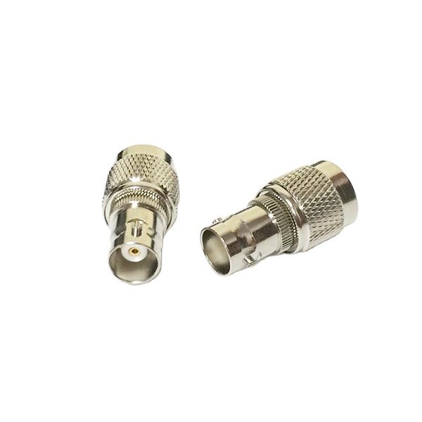 1Pc Tnc Male Plug Naar Bnc Vrouwelijke Jack Rf Coax Adapter Converter Rechte Vernikkelde