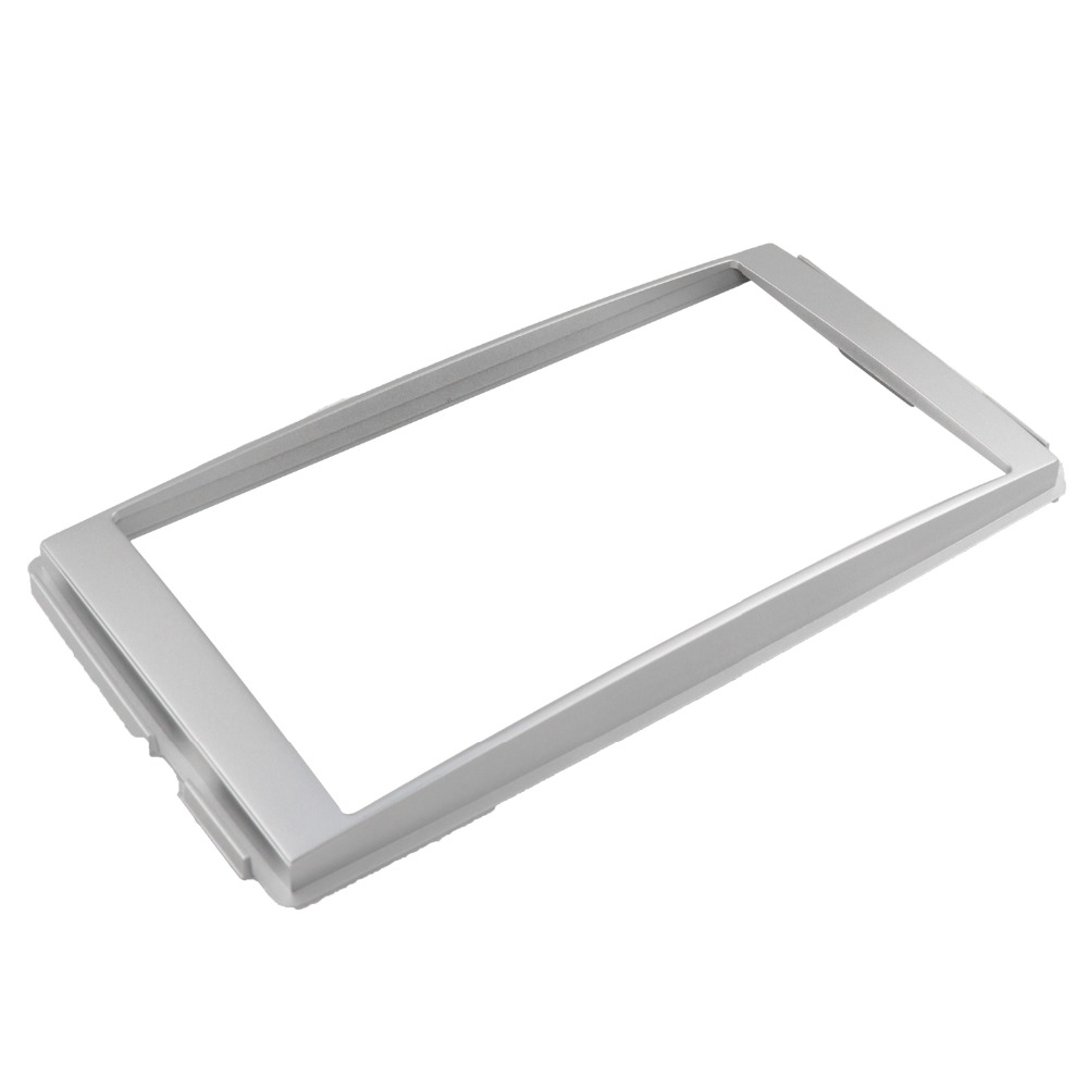 Radio de doble Din Fascia para coche, Kit de instalación de marco de Panel estéreo, bisel de DVD, para Hyundai Santa Fe 2006