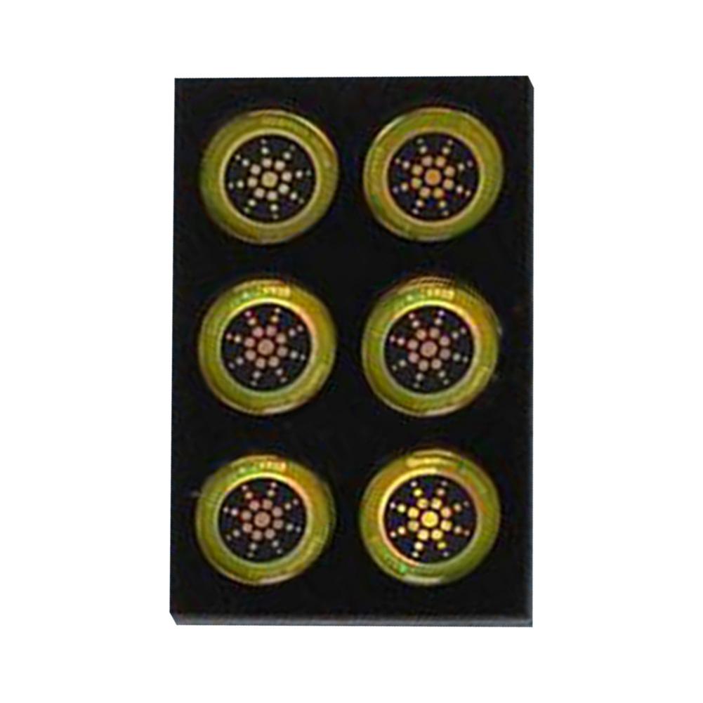 Anti-Straling Telefoon Patches - 6 Stuks: Gold