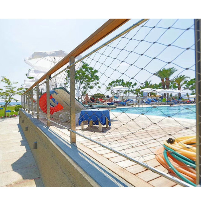 Stainless Steel Wire Rope Decorative and Safety Nets – Balcony Guard, Atrium Fall Protection, and Plant Support Climbing Nets