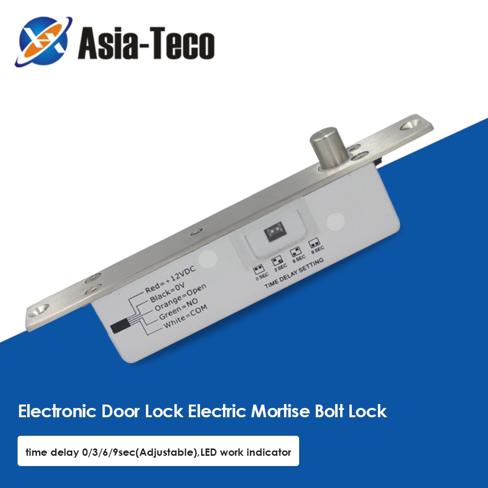 Electric Strike Door Lock Electronic NO Fail Safe Secure Mortise lock Electric Deadbolt For Access Control System