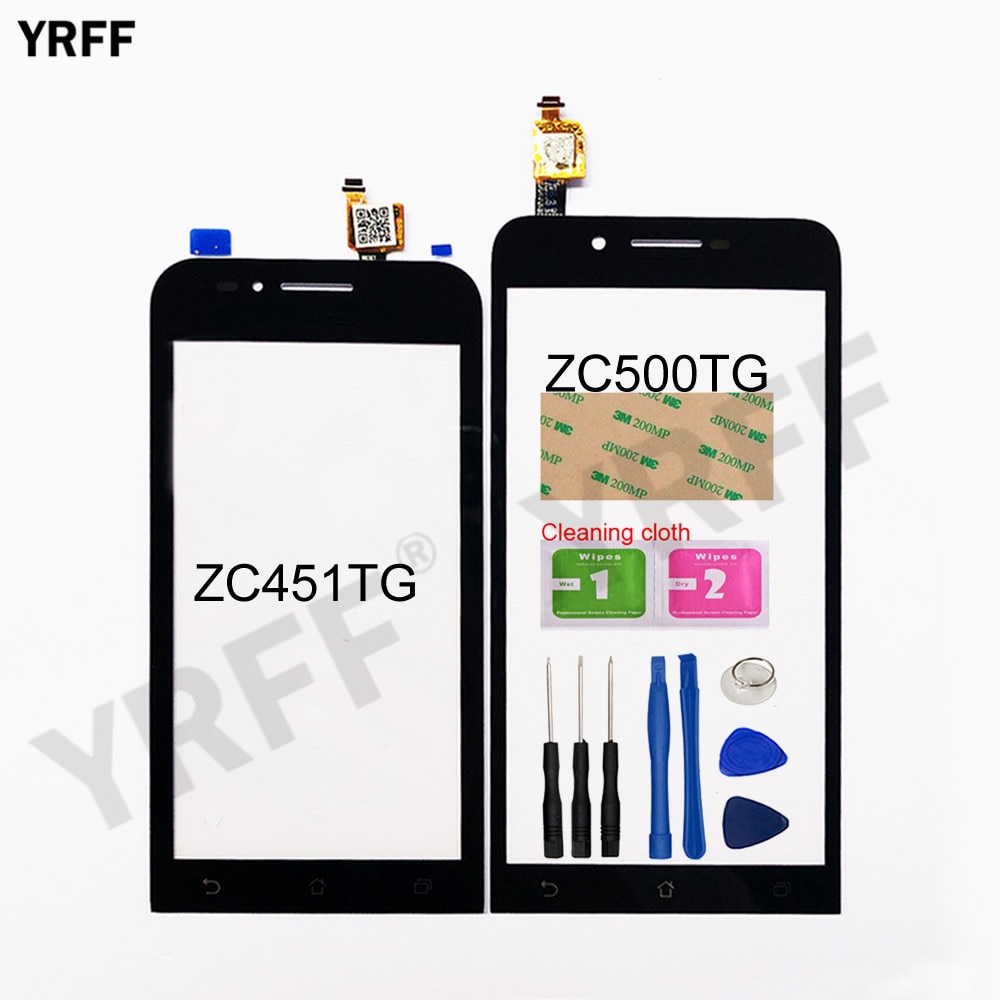 Touchscreen Voor Asus ZenFone Gaan ZC500TG/ZC451TG Touch Screen Digitizer Sensor Glas Panel Vervanging