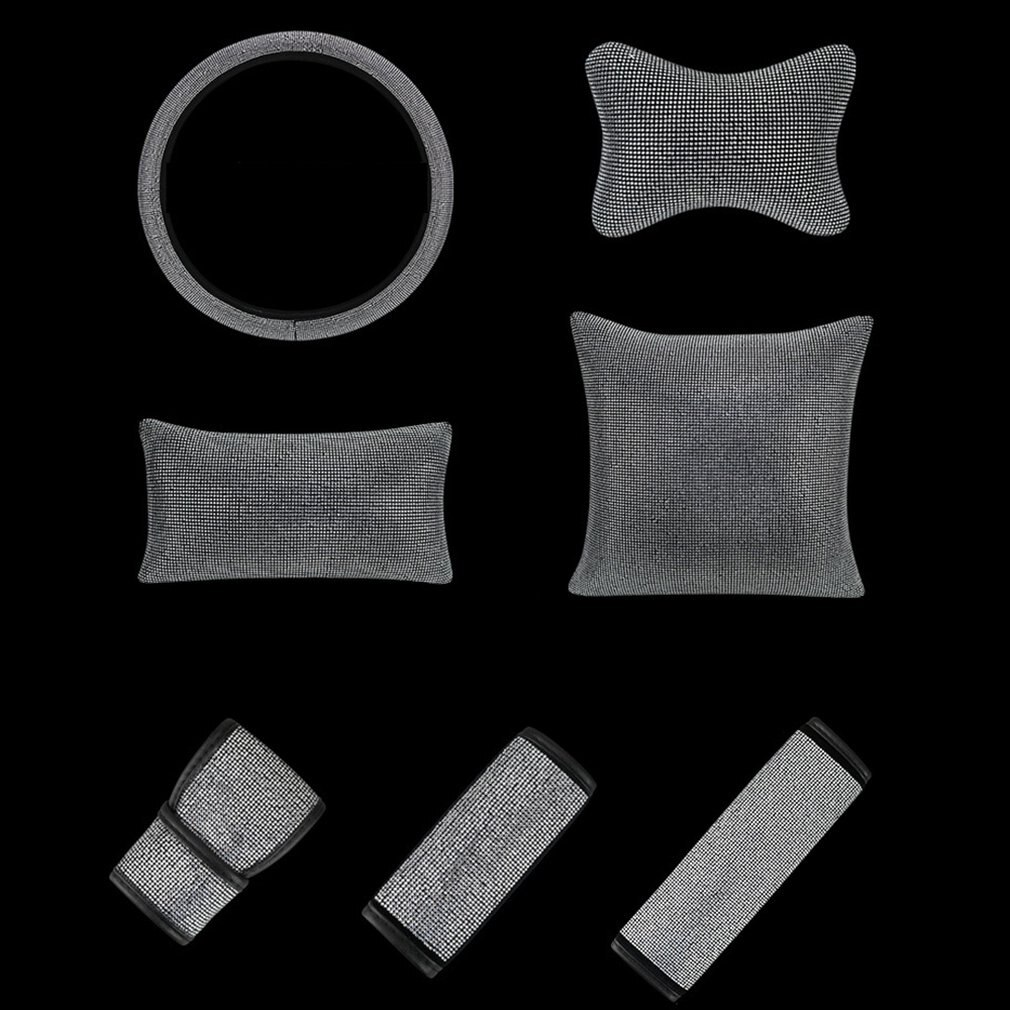 Auto Gear Set Diamantboor Handrem Set Gear Set Volledige Diamond Autogordel Schouder Cover Versnellingspook Hoofd cover