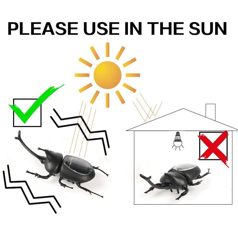 Solare Scarabeo Di puzzle Solare Scarabeo robot di base del Dispositivo Del Giocattolo del Regalo Solare Giocattolo bambino Batteria Speciale