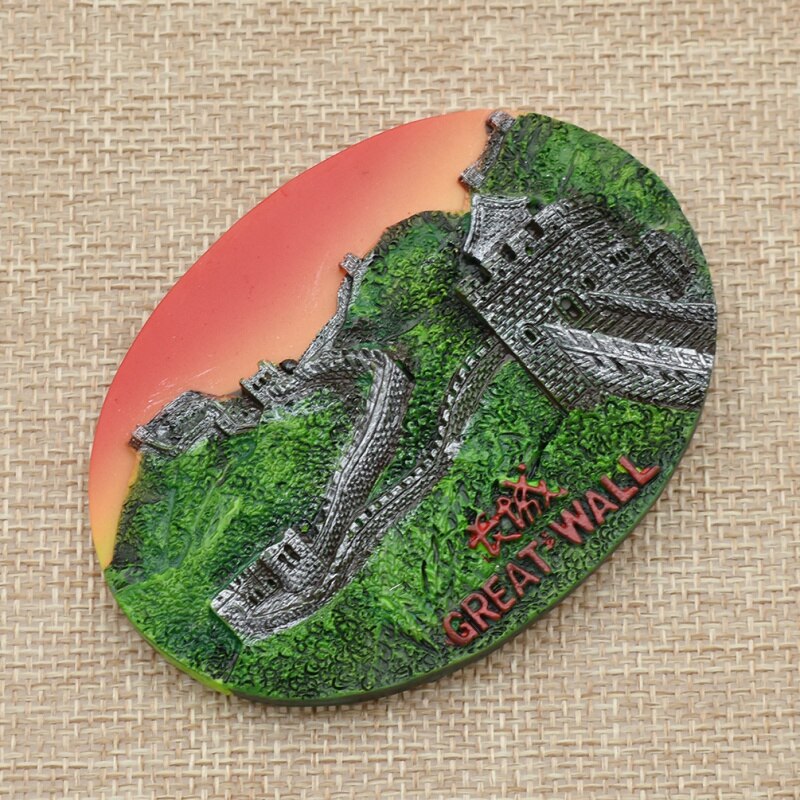 The Great Wall Fridge Magnet Tourist Souvenir Beijing Famous Landscape Refrigerator Magnetic Sticker Home Kitchen Decor