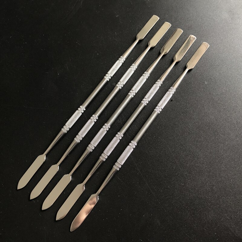 Dental Cement Spatulas Stainless Steel Amalgam Mixing Spatula Lab Laboratory Instruments (1/5/10pcs for choose)