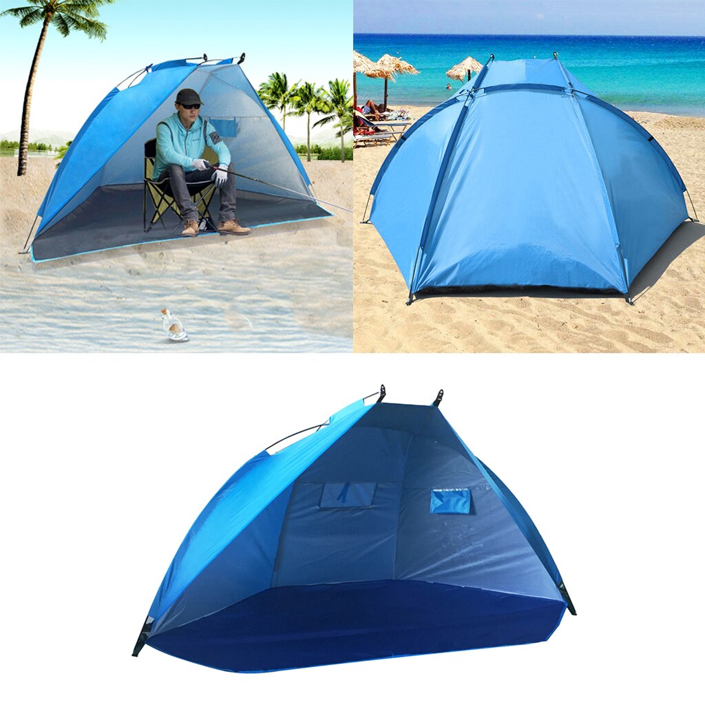 Waterproof Beach Tent Portable Camping Tent Awning Sun Shelter Canopy Outdoor Camping Picnic Park Sun Shelter Fishing Canopy