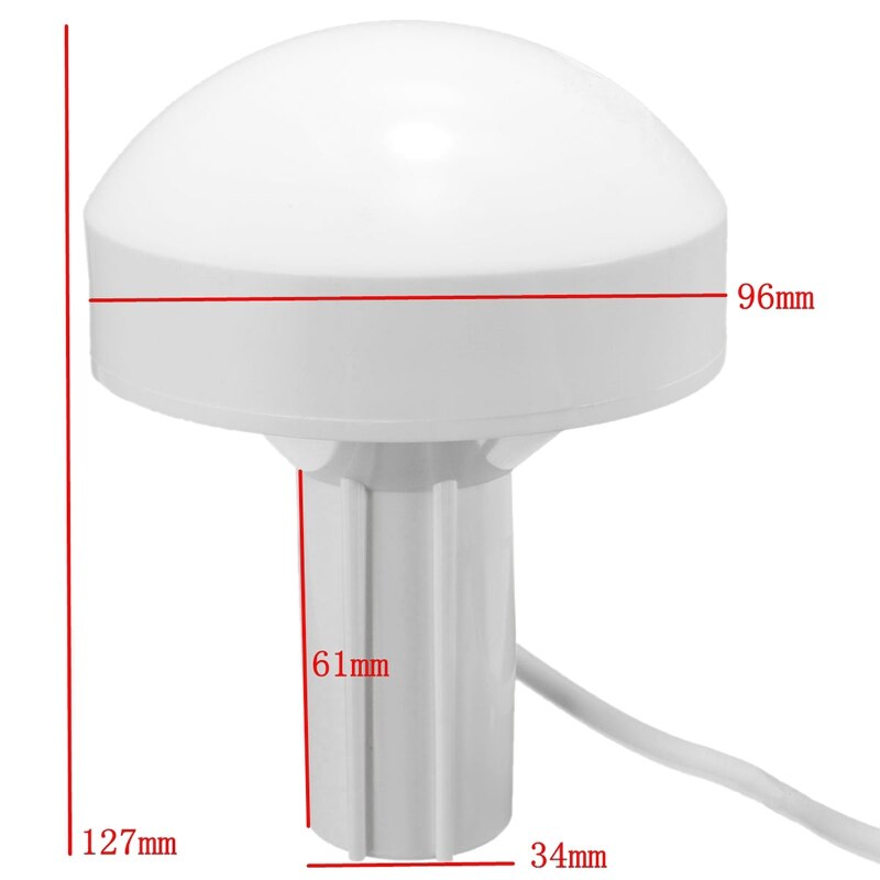 Barco GPS Antena de navegación marina activa 10M BNC conector macho