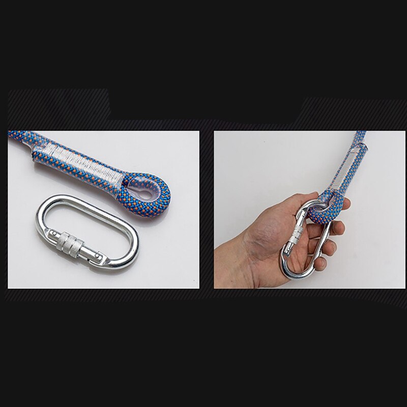Yimihua Klimtouw Wit Diameter 14mm Outdoor Rotsklimmen Touw Bergbeklimmen Hoge Sterkte Levensbesparende Statische Touw Voor Wandelen Speleologie Camping Rescue Exploratie Maat 3m 2060480148