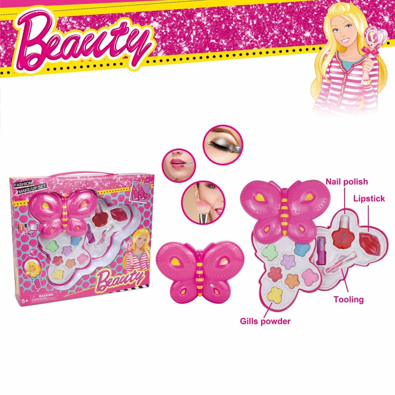 Miniatur-kompaktkoffer, rollenspiel-machen-hoch-spielzeug, kosmetik-schönheitsset für Teenager-mädchen