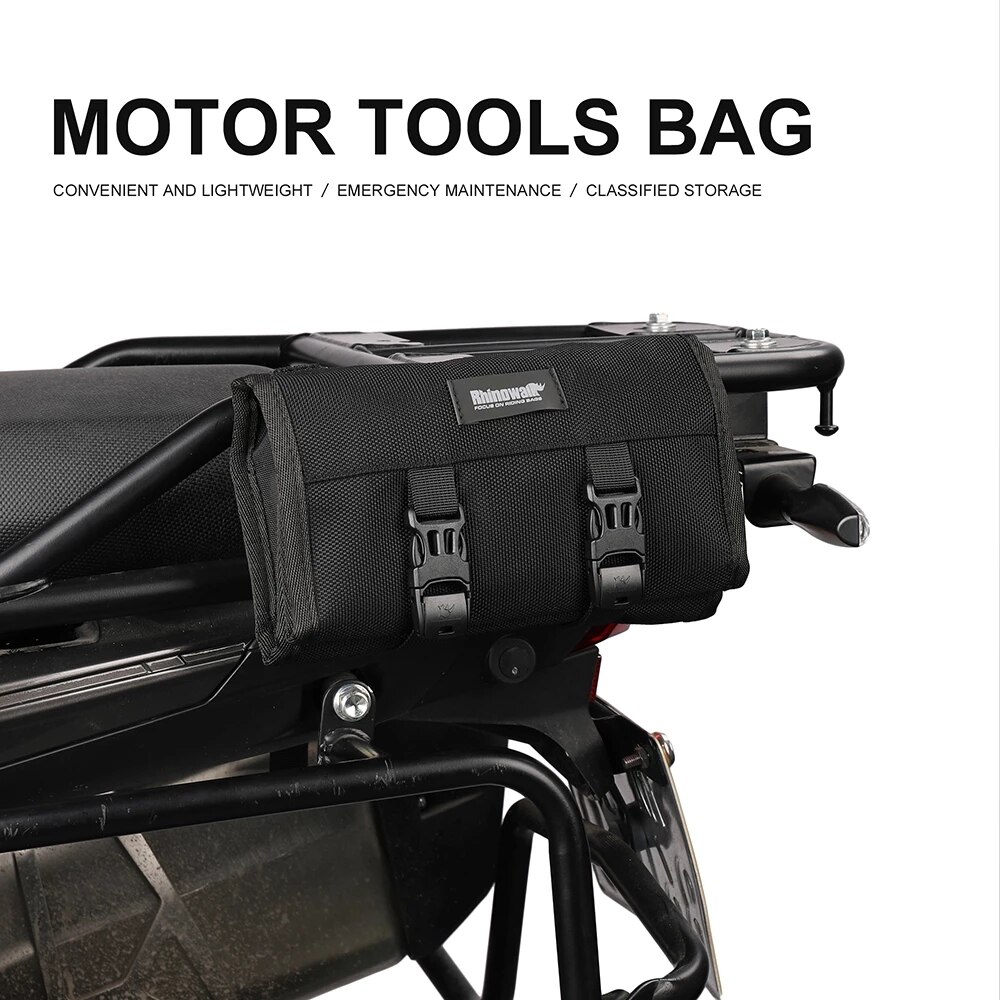 Rhinowalk Motorrad Werkzeug Rolle Tasche Tragbaren Motor- Satteltaschen Seite Werkzeug Lagerung Tasche Tasche draussen Reise Reparatur Arbeits Werkzeug Tasche