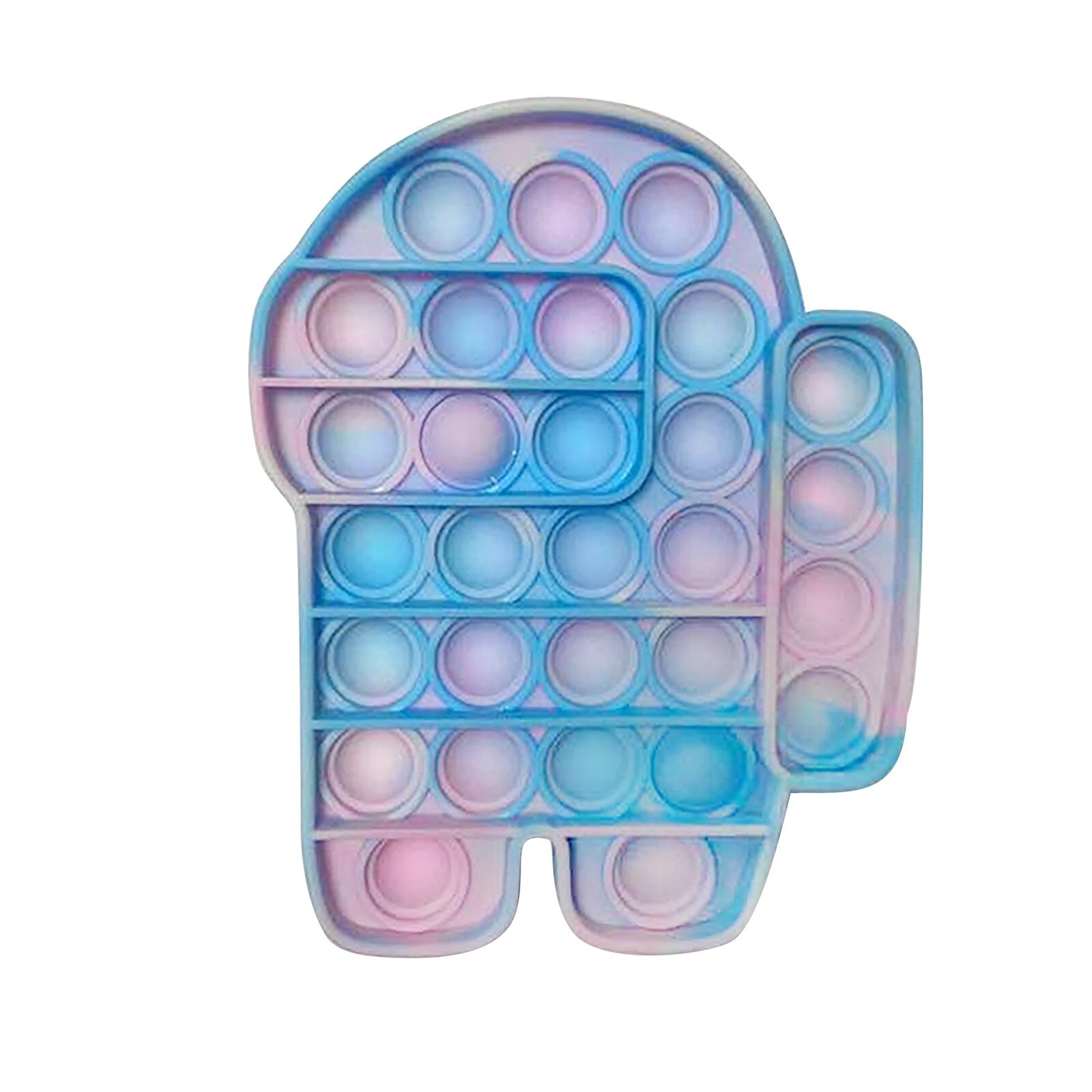 Push Popit Toy Bubble Autism Special Needs Stress Reliever Squeeze Sensory Toy For Children Family Push Popit Sensory Bubble D3: F