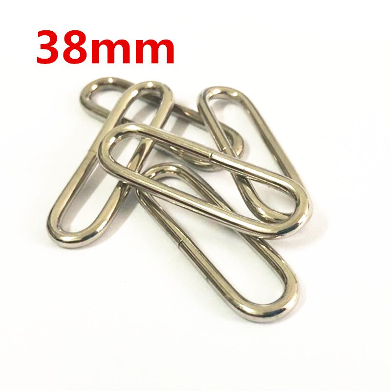100 stücke metall Oval Ring Uhr bekleidungs Schnallen DIY Zubehör Nähen 16mm 20mm 25mm 32mm 35mm 38mm 50mm 65mm: Kupfer