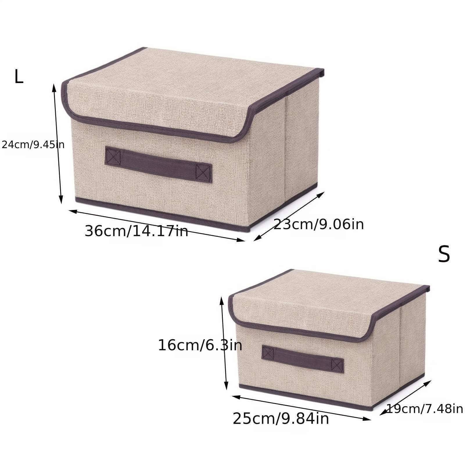 Household Fabric Storage Box Foldable Clothing Storage And Finishing Box Multi-purpose Non-woven Dust-proof Storage Box