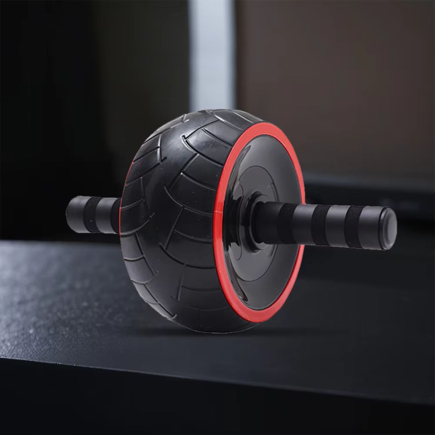 Roue abdominale à rouleau Ab, entraîneur de muscles abdominaux à roue unique, équipement d'entraînement Ab antidérapant, entraînement central