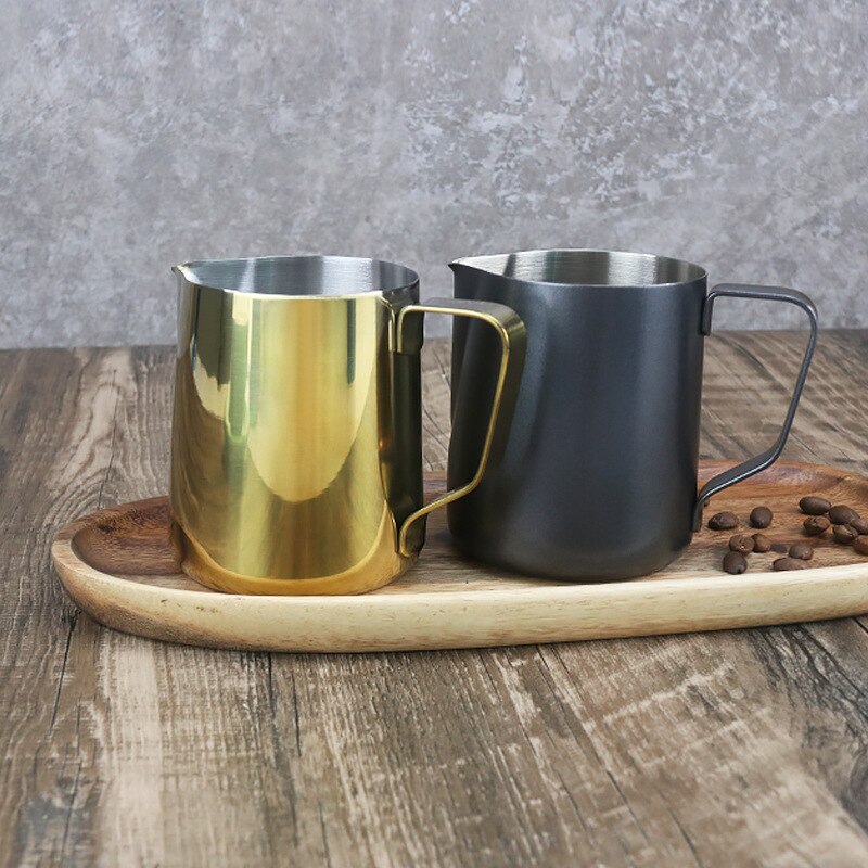 Espresso Steaming Pitcher 350/600ML Espresso Milk Frothing Pitcher Coffee Milk Frothing Cup Coffee Steaming Pitcher Espresso