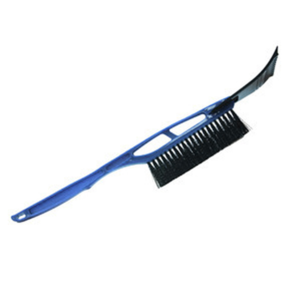 Universele Voorruit Sneeuw Borstel Intrekbare Handvat Glas Ijs Verwijderen Borstel Schop Auto Sneeuw Dust Remover: Blue