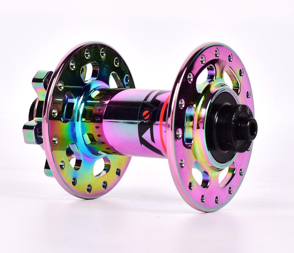 ARC Mountain Bike Hubs Disc Card Brake NBK bearing MTB bicycle hubs 8 9 10 11 Speed 135*10MM 142*12MM 15MM PK 041SB 32 Holes: Front Rainbow 100x9