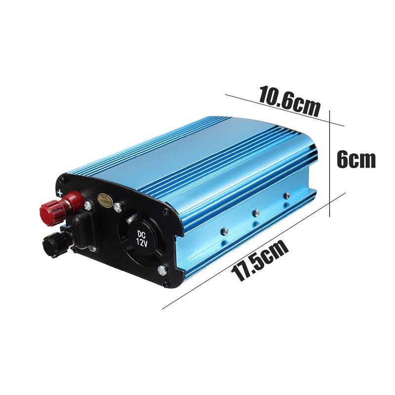 Auto-omvormer 3000w dc 12/24/48/60v to 220v zonne-energieomvormers voor roadtrips, vakanties, buitenactiviteiten, auto's en vrachtwagens