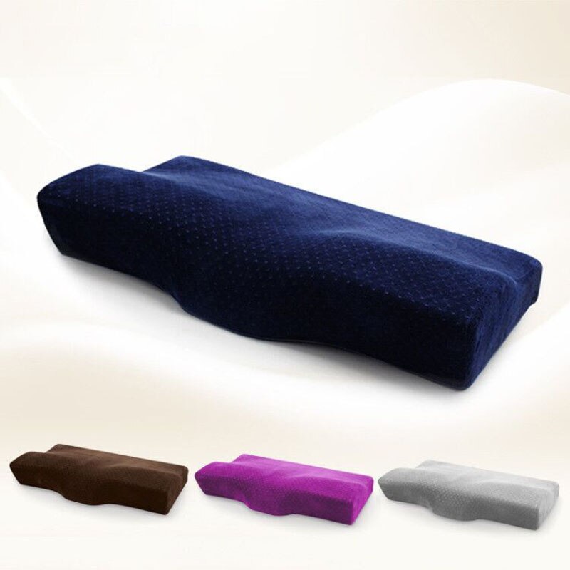 Memory Foam Pillow 2 Sizes Orthopedic Pillow Memory Foam Neck Pillow Slow Rebound For Cervical Health Care Soft Pillow Massage