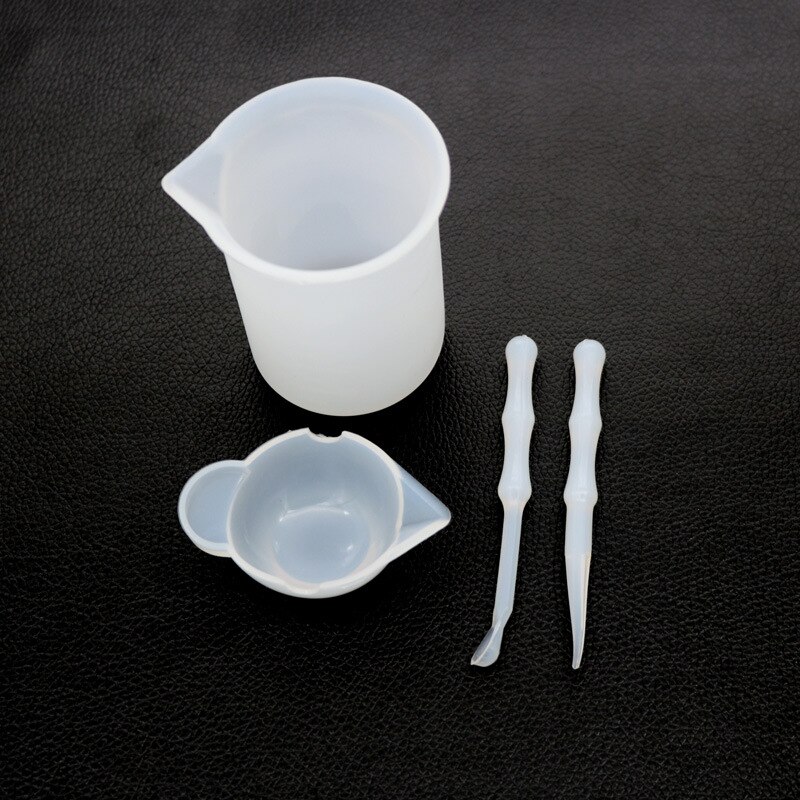 5 Style Silicone Jewelry Making Tools Set For Silicone Beaker Disposable Finger Covers Disposable Cups Dispenser