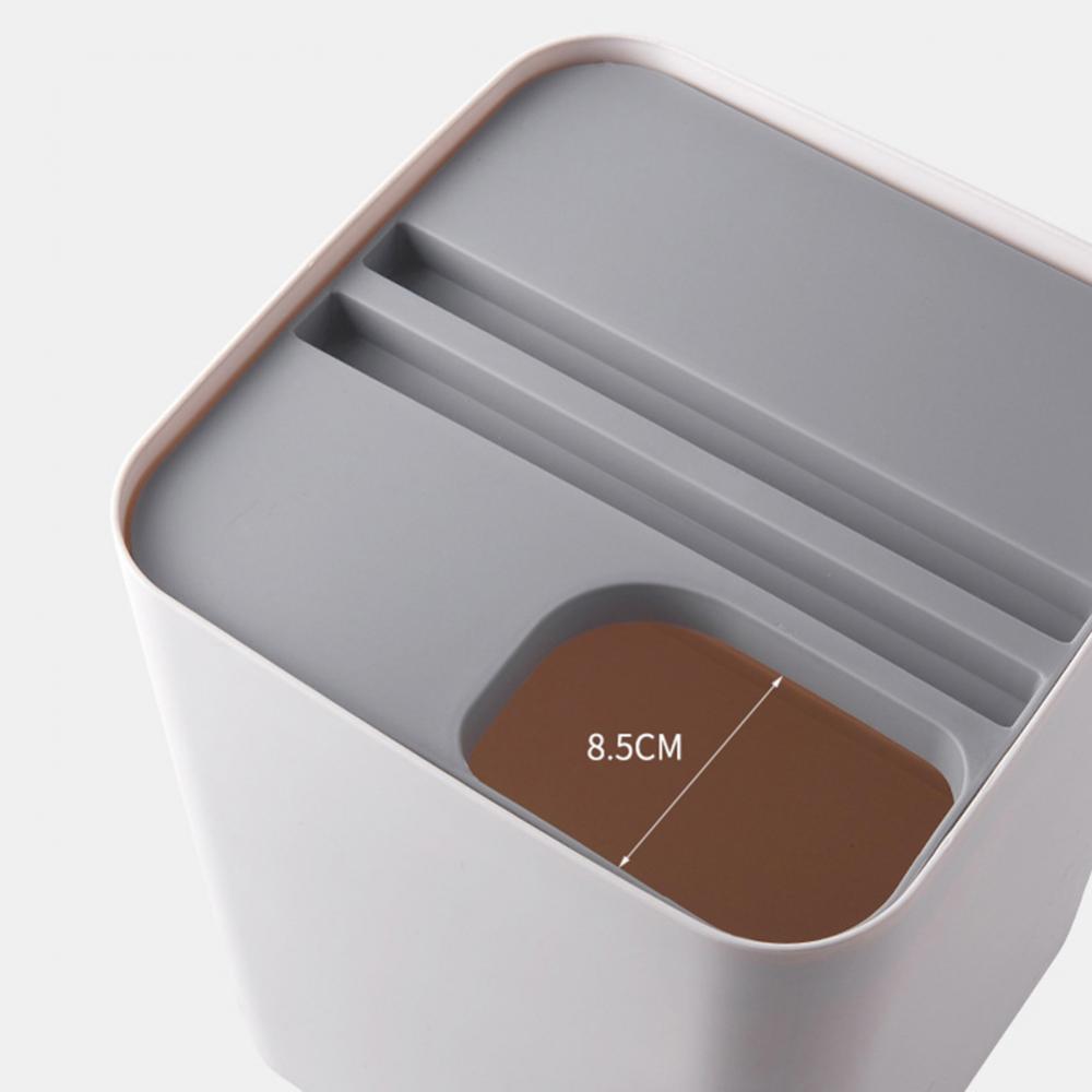 40% Sales! Kitchen Trash Bin Sorting Waste Recycling Storage Cooking Wet Dry Garbage Can