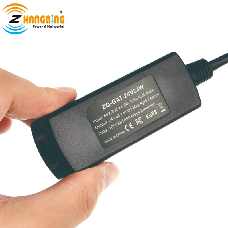 Convertidor PoE de 48V a 24V, 24V, 24W, dispositivo de Routerboard PoE de 24V a 24V de 802.3af
