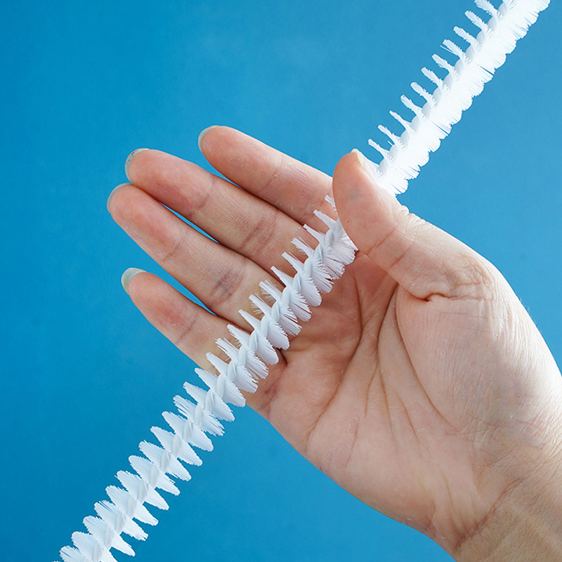 71CM Pipe Dredging Spiral Brush Sink Drain Overflow Cleaning Brush Bathroom Sewer Hair Catcher Clog Plug Hole Remover Tool