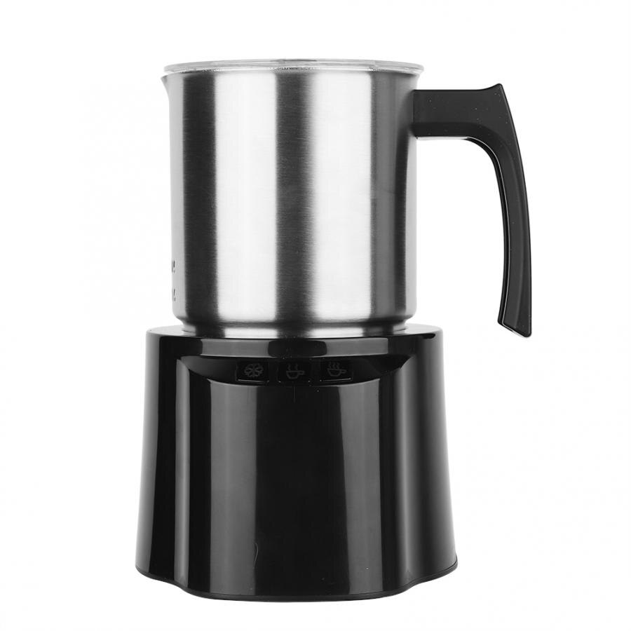 Milchaufschäumer Aus Edelstahl, 400 Ml – Mit Deckel, Für Latte, Cappuccino & Mehr