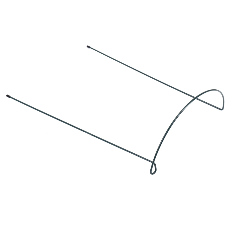 Best 12 Pack Plant Support Stake Metal Garden Plant Stake Green Half Round Plant Support Ring Plant Cage Plant Support