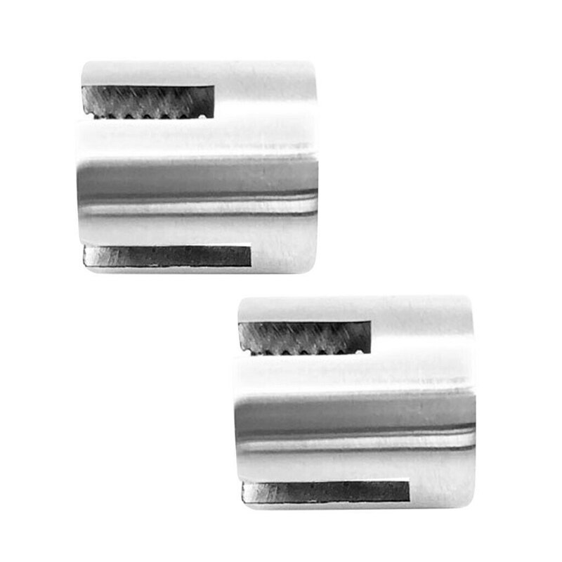 8 stk rustfrit stål wire reb grøn væg espalier montering tværclips 3mm wire