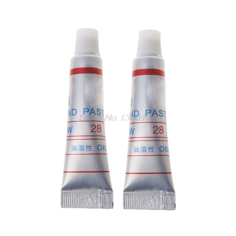 2pcs Diamond Abrasive Paste Compound Micron Glass Metal Polishing Grinding Tool &amp;
