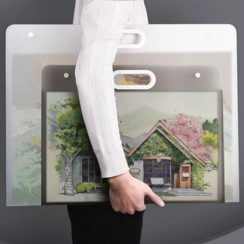 Large A2 Paper Organizer Document Case Portable Drawing Paper Holder Waterproof Case For Documents