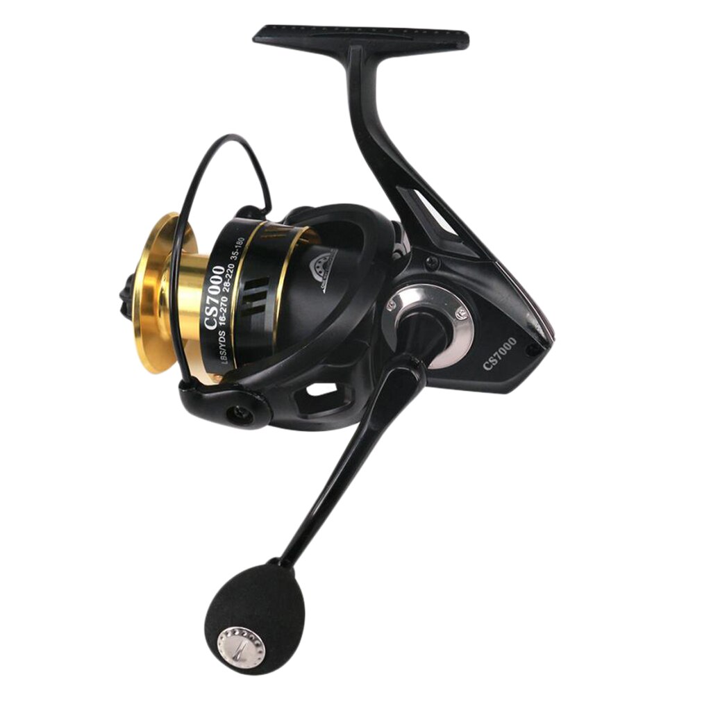 Powerful Fishing Spinning Reel Smooth Saltwater/Freshwater Reel for inshore fishing and for Bass Catfish and Northern Pike
