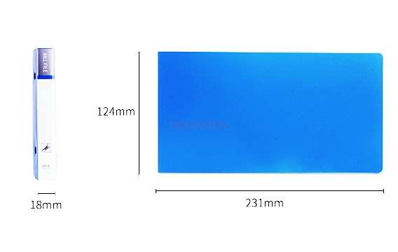 3pcs Bill folder invoice folder small folder bill receipt receipt storage folder financial office supplies invoice storage box