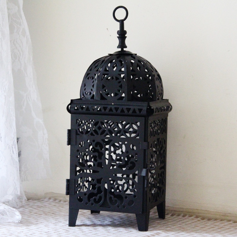 Metalen Holle Kandelaar Craft Kaars Licht Tea Licht Woondecoratie Marokkaanse Kandelaar Kroonluchter Bruiloft Decoratie