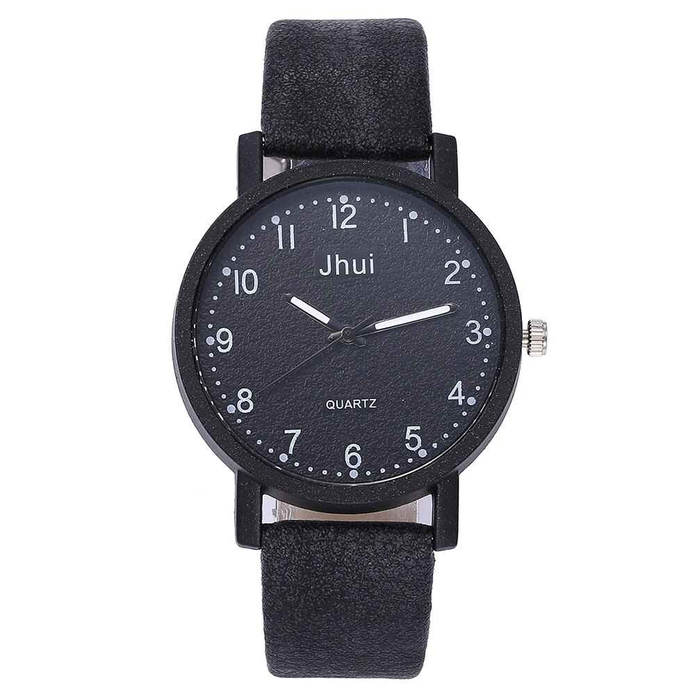 Vrouwen Horloges Jhui Dames Horloge Casual Quartz Lederen Band Newv Band Horloge Analoge Polshorloge Vrouwelijke Klok Relogio Feminino: A