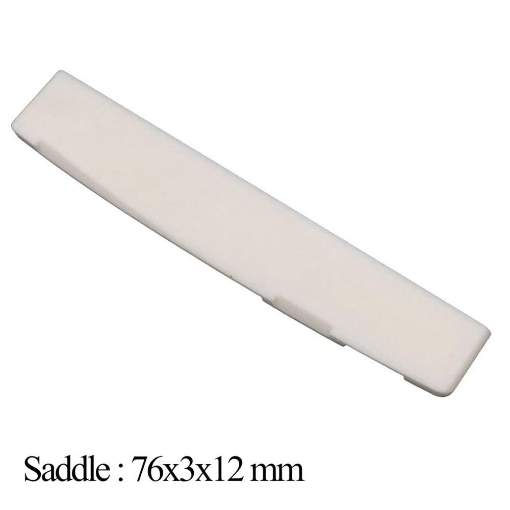 12 strenge akustisk guitar benbro sadelmøtrik til folkeguitar 49mm / 76mm guitarra reservedele: Sadel