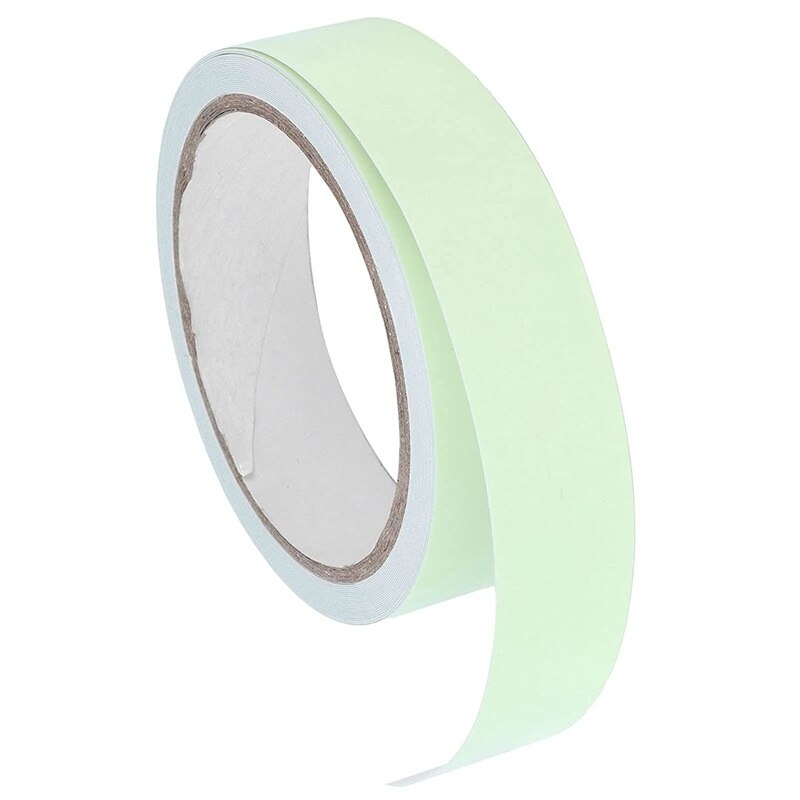Nastro di sicurezza fluorescente verde nastro luminoso bagliore nel nastro scuro per insegne di sicurezza sul palco del teatro del partito 1 pollice X 26 piedi: Default Title