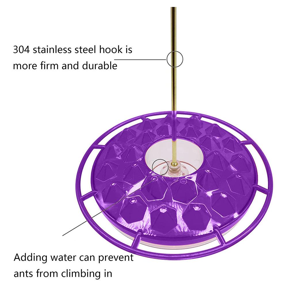 Hanging Hummingbird Feeder Wild bird feeder With Hook Outdoor Round Bird Feeder For Yard Garden Decoration