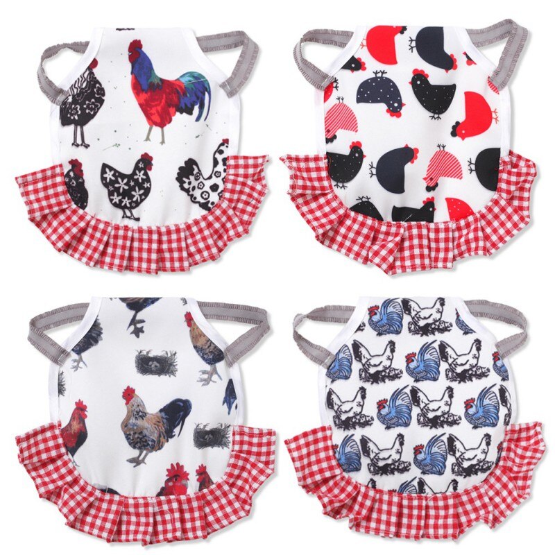 Delantal ajustable para vestido de gallina, Protector de plumas, elástico, suministros para mascotas