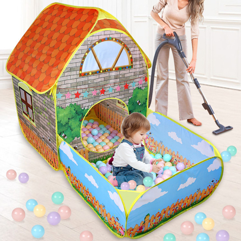 Spelen Tent Speelgoed Bal Zwembad Voor Kinderen Kids Ocean Ballen Zwembad Tuin Huis Opvouwbare Kids Speelgoed Tenten Kinderbox Tunnel Spelen huis