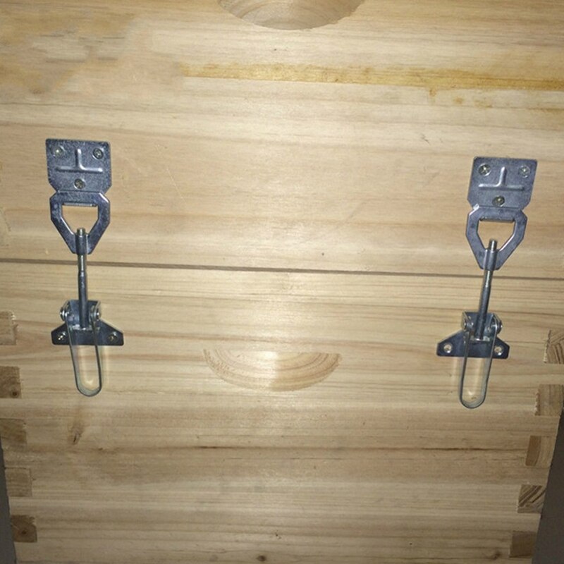 Sujetadores ajustables de bloqueo de colmena, caja de abejas, hebilla bloqueada, Conector de transferencia de cuerda inferior de colmena, suministros de apicultura, 4 Uds.